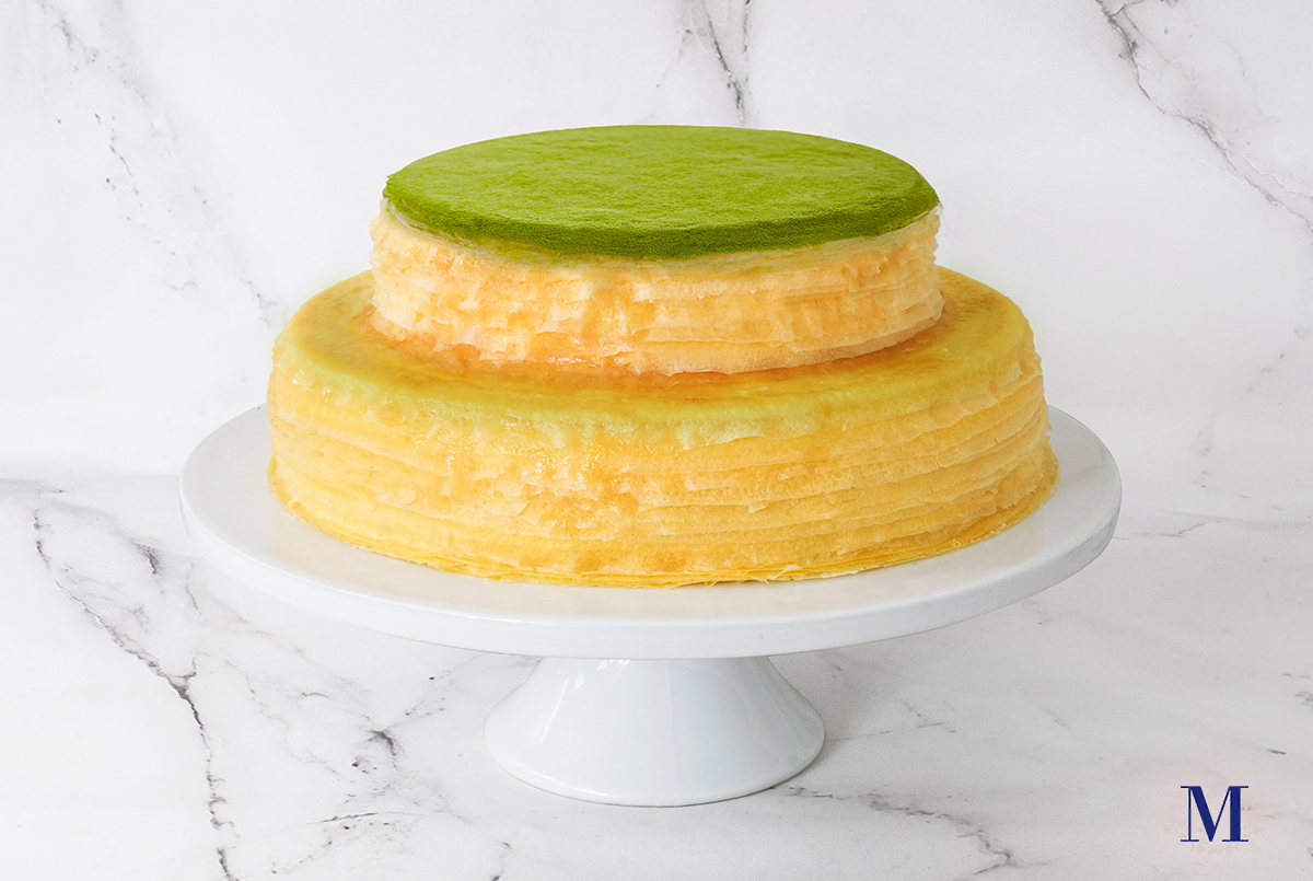 Lady M® 2-Tier Green Tea Mille Crêpes