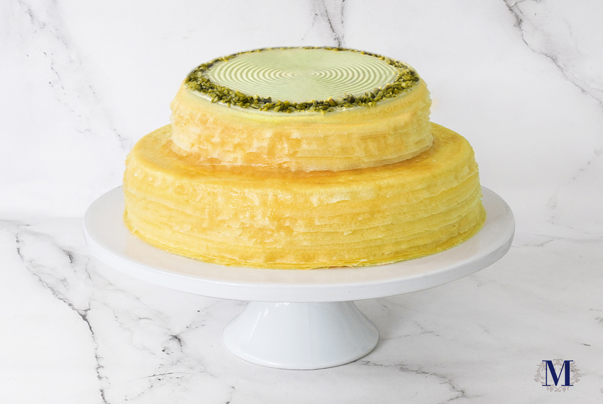 Lady M® 2-Tier Pistachio Mille Crêpes