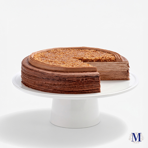 Dubai Gianduja Chocolate Mille Crêpes (Size: 6” / 9”)