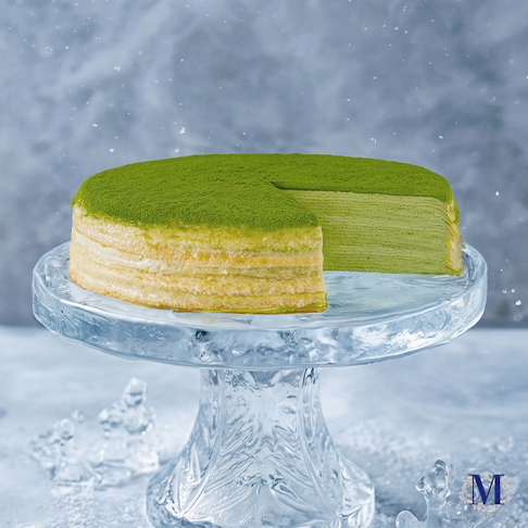 Frozen Green Tea Mille Crêpes  (Size: 6” / 9”)