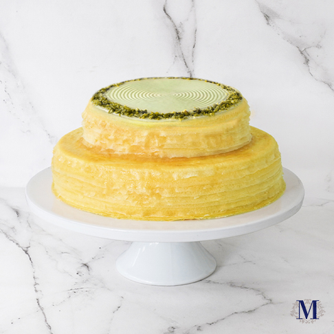 Lady M® 2-Tier Pistachio Mille Crêpes